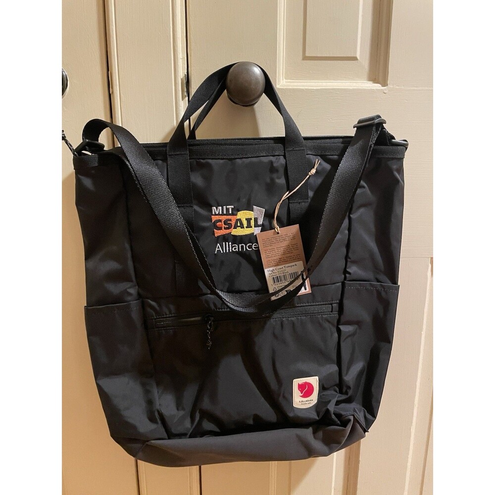 Fjallraven High Coast Totepack Black MIT CSAIL Alliance Backpack Tote 15" Laptop
